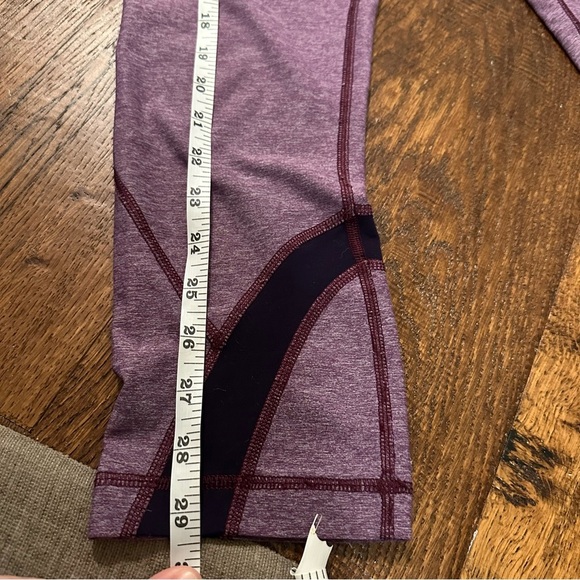 Lululemon Run Inspire Cropped Leggings Purple Size 6 - Picture 5 of 7